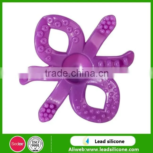 Baby love octopus silicone rubber baby toothbrush and other design toothrush