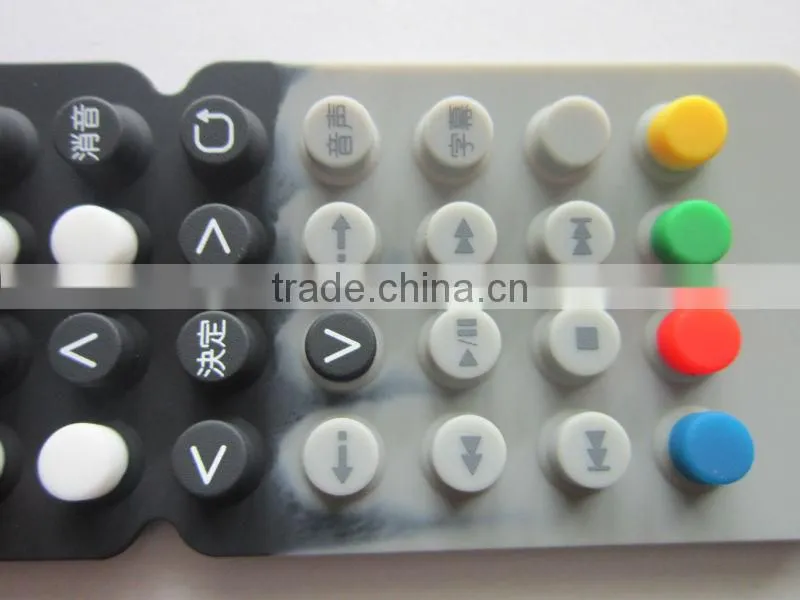 Silicone Rubber remote controls Keys