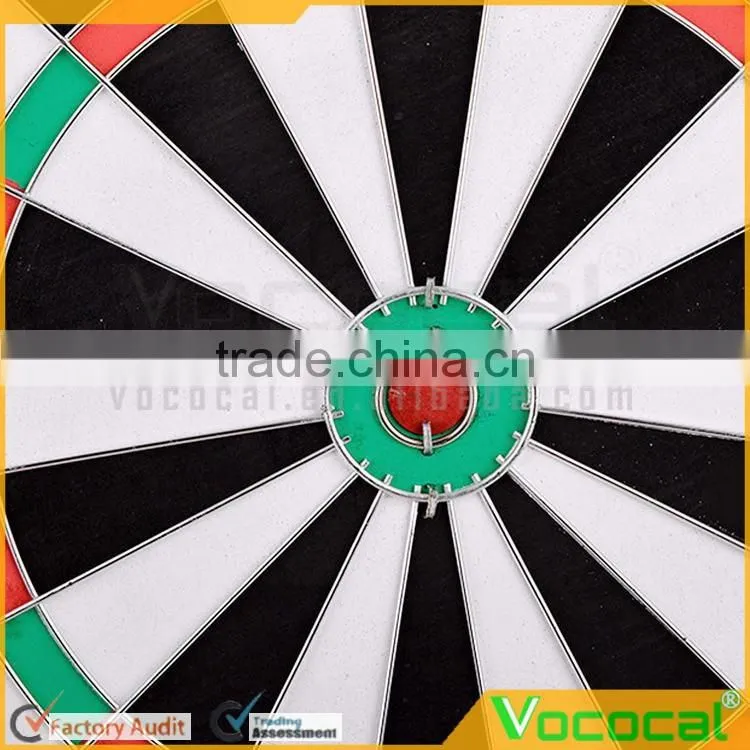 Double Sided Dart Game Thick Target Board with 6 Darts Home Office Outdoor Sports Supplies
