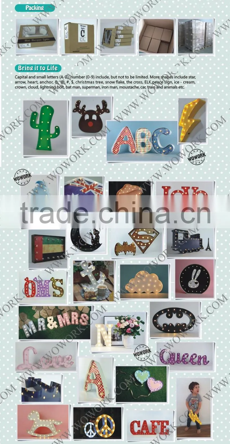 changeable letter light box