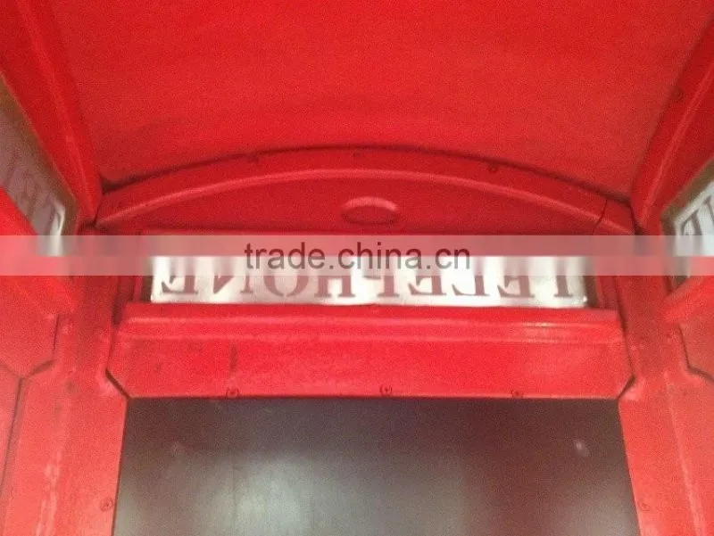 London Ornamental Antique Steel Telephone Booth