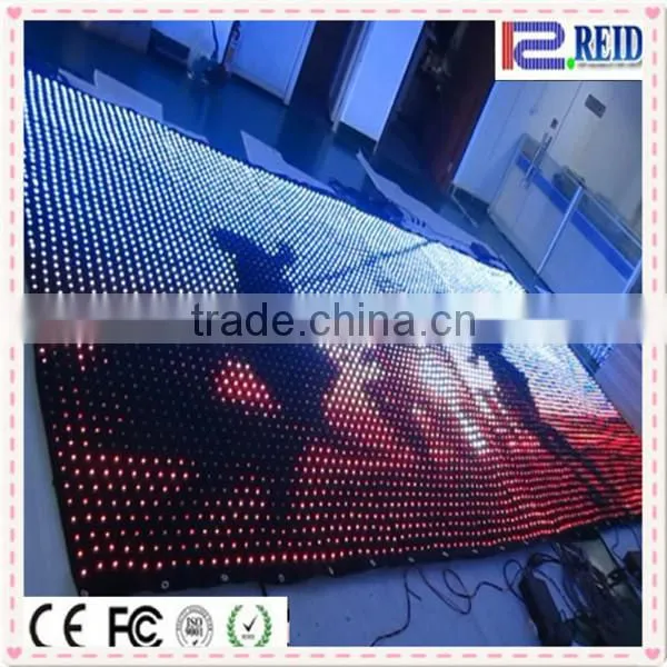 New WS2821 IC flexible able rgb stage Programmable Led Curtain Display