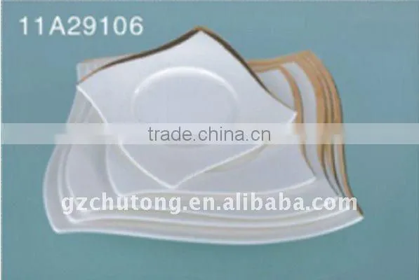 12PCS bone china flower surface ceramic dinnerware tableware set