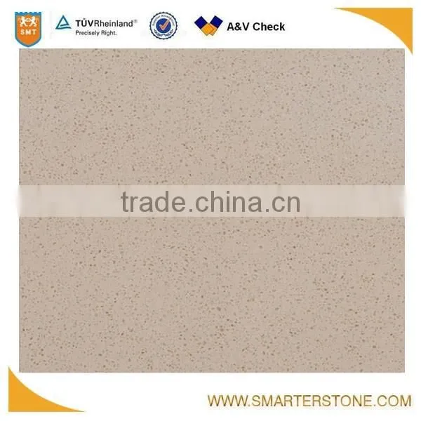 Cream artifical marble with crystal inside hot selling
