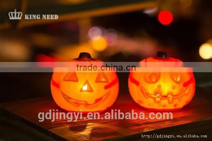 plastic pumpkin LED halloween decorations