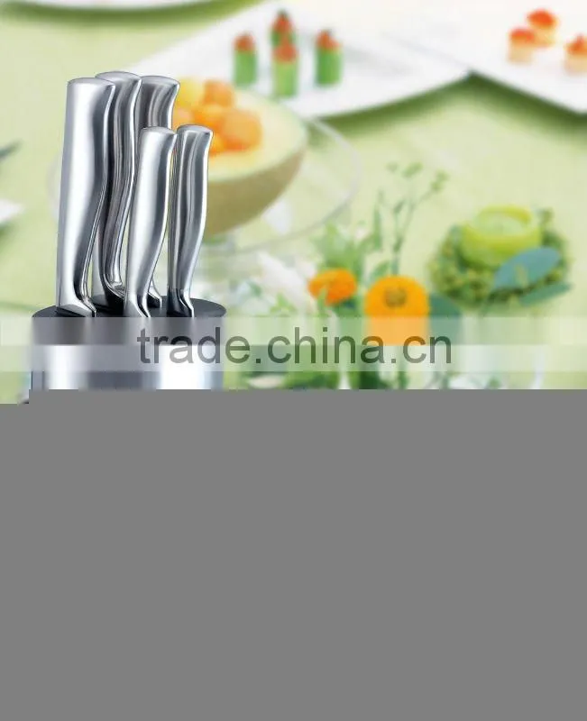 stainless steel cooking chef kitchen knife set