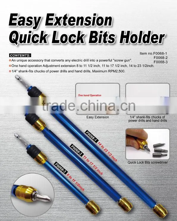 Easy Extension Quick Lock Bits Holder