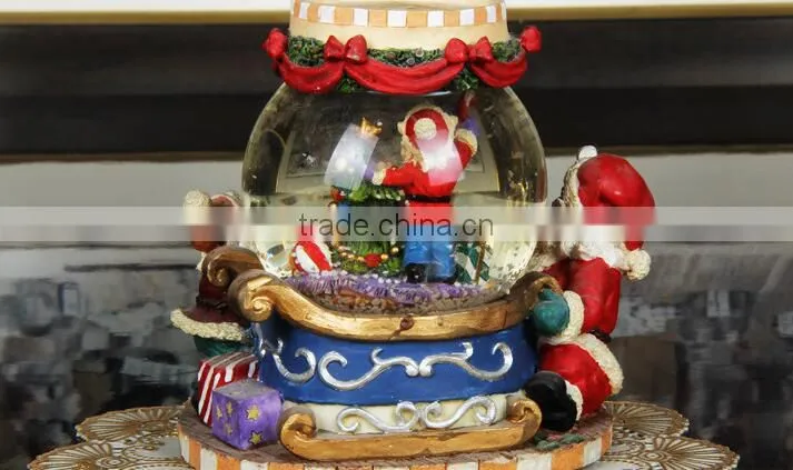 Decoration Christmas Gifts snow globe Resin snow globe crafts