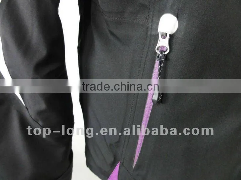 Women ourtdoor clothing brands insulated jacket with hood windproof&waterproof
