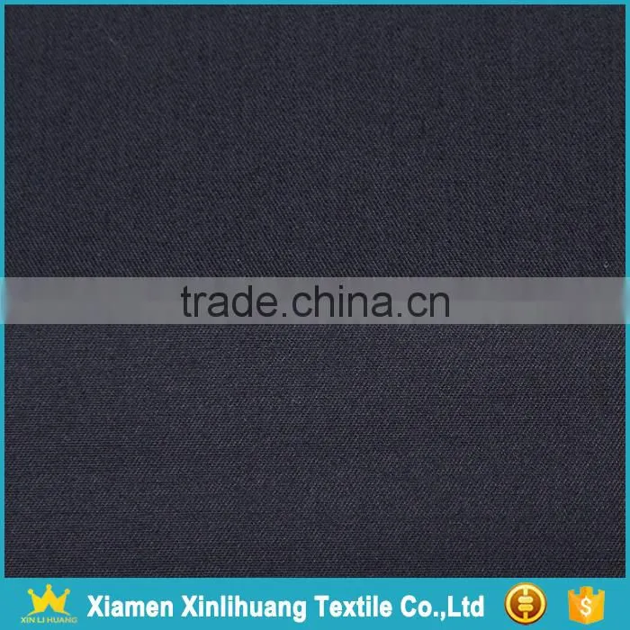 High Quality Black Color 100% Polyester Twill Gabardine Fabric for Africa Market