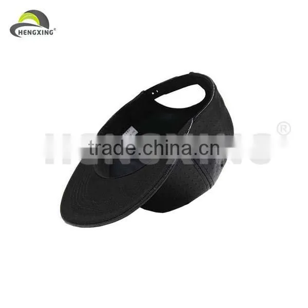 Black Leather Snapback Hat Wholesale