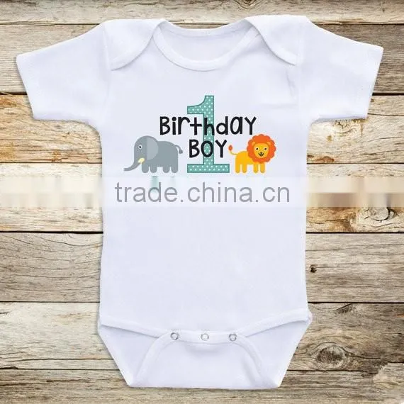 2017 Newborn Baby 100% Cotton Clothes Baby Infant Cartoon Printed Rompers Customized T Shirt For Baby Kids