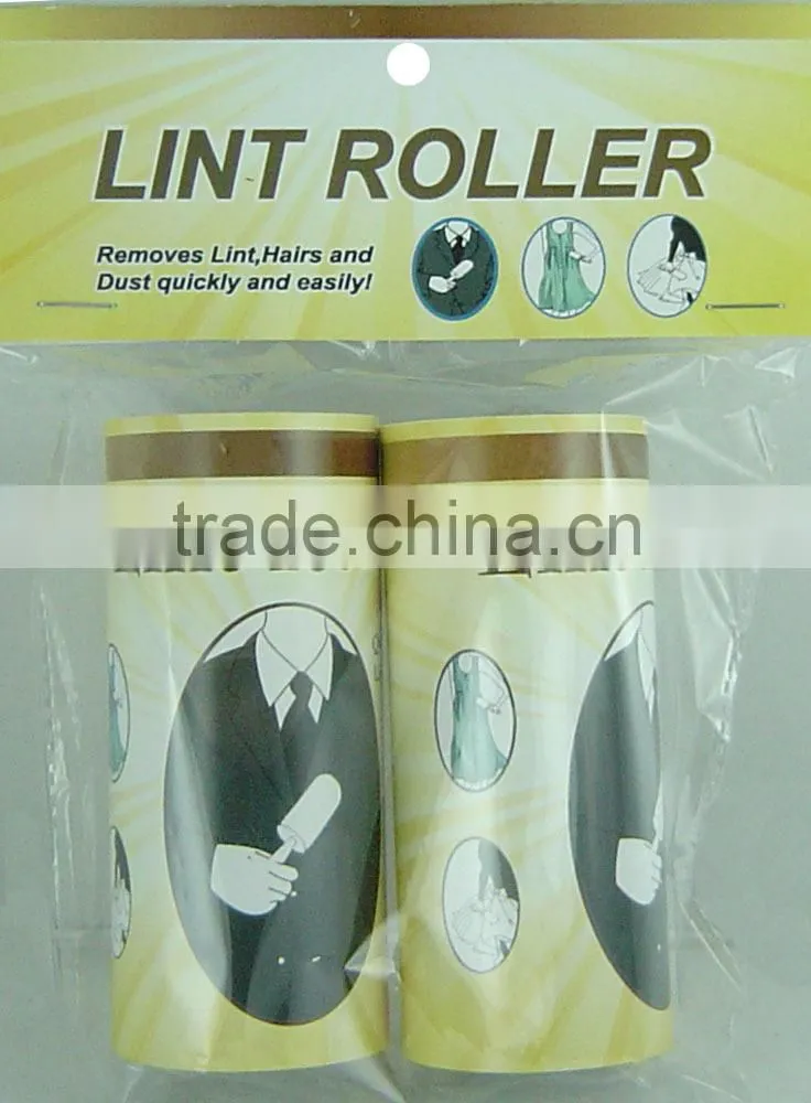 Compact customized printed sticky lint roller
