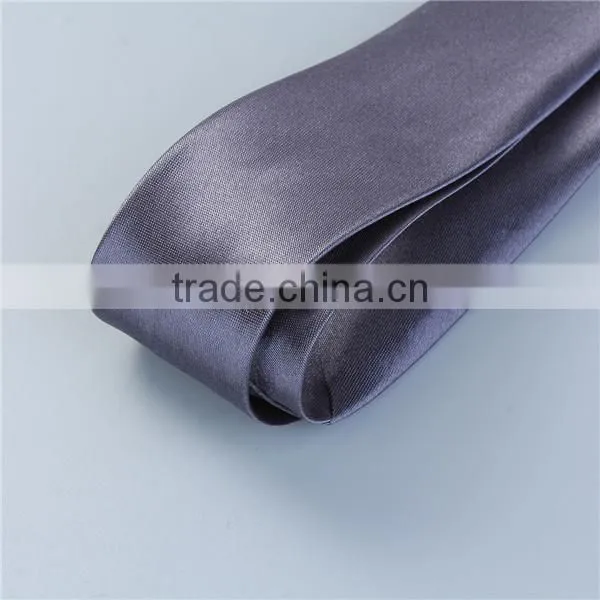 High Quality Polyester Necktie Dark Gray Mens Ties