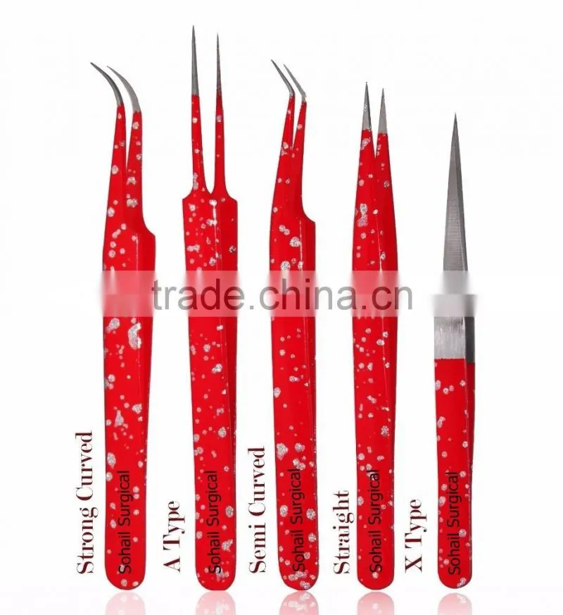 eyelash tweezers stainless seal