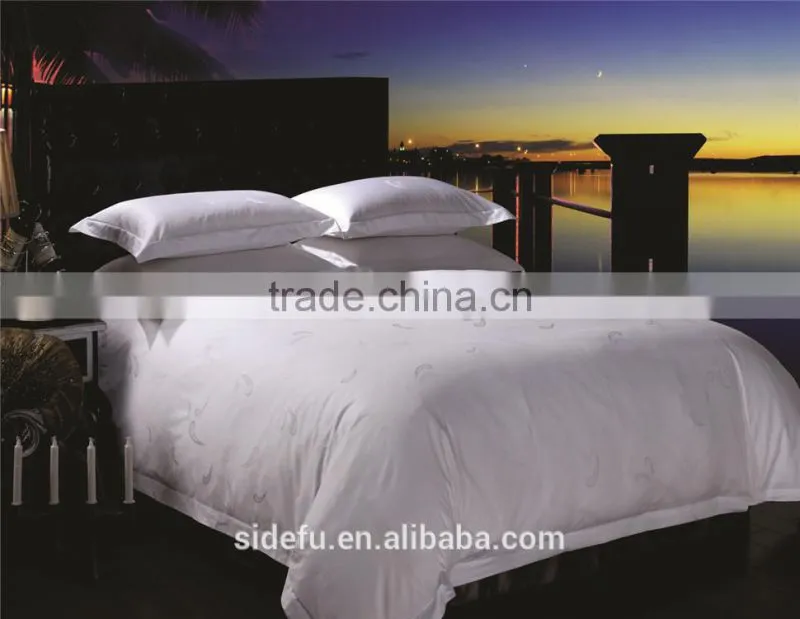 High Quality Queen Size Printed Hotel Duvet Cover Set