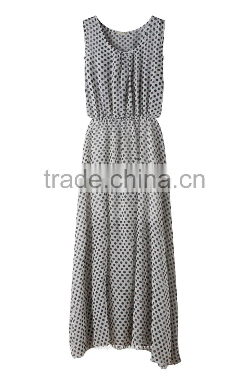 hot Sleeveless O-Neck xxl size women Summer Dress Casual Sexy Long Party Dresses For Fat Girls SD60