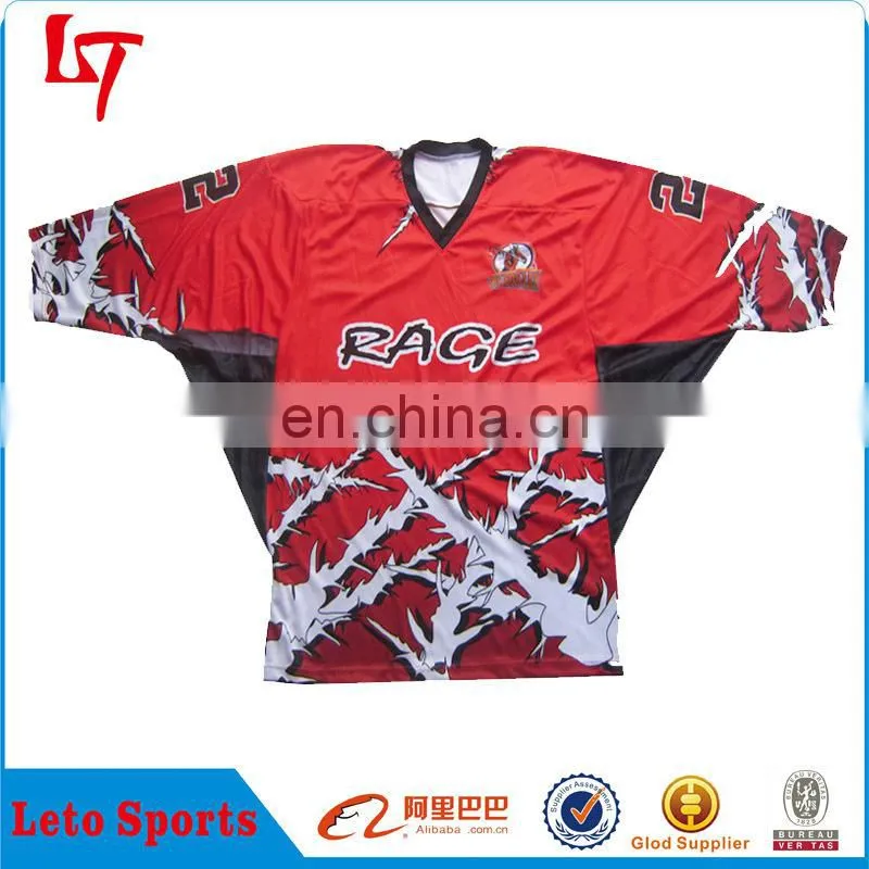 Moisture wicking men's box lacrosse jersey /professional custom design lacrosse uniforms
