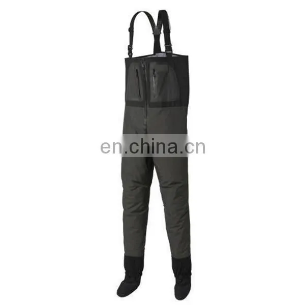 The latest high quality Breathable and waterproof chest waders fleece pockets for warm water