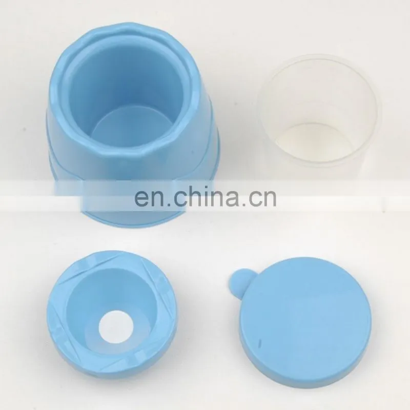 Plastic Cup Brush Washer with Cover, dia.12cm x height 10.5cm