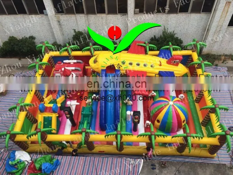 NEW arrived kids jungle adventure games inflatable unique entertainment city
