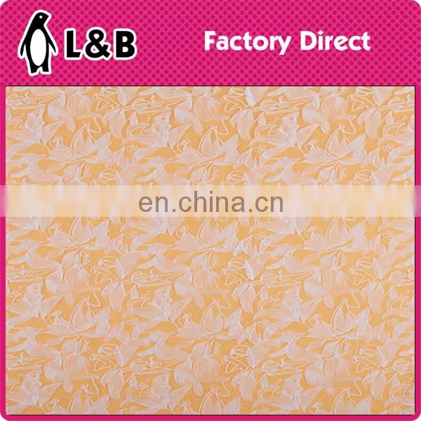 wholesale new design popular orange lace embroidery fabric