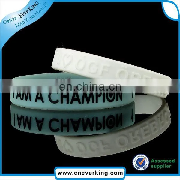 no minimum free shipping custom silicone wristband
