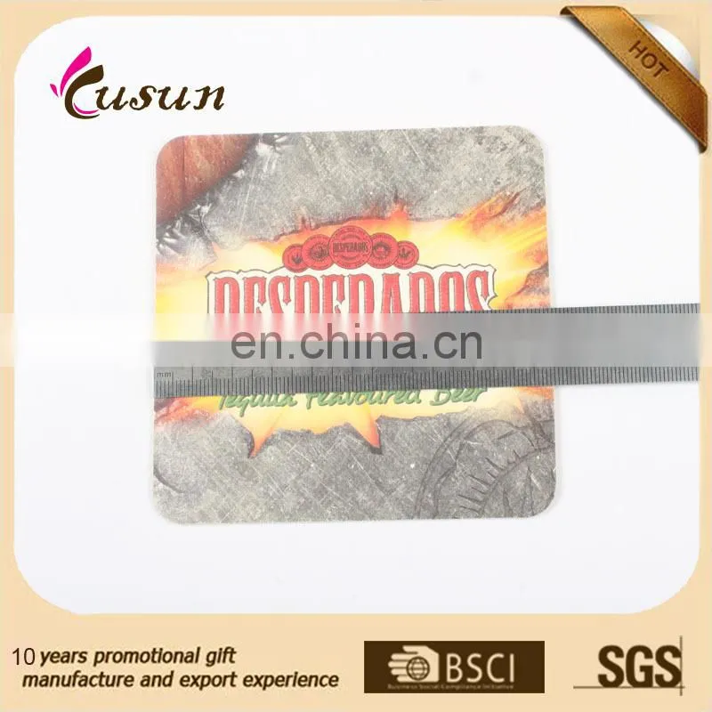 Wholesale promotional custom cheap cardboard drink coasters