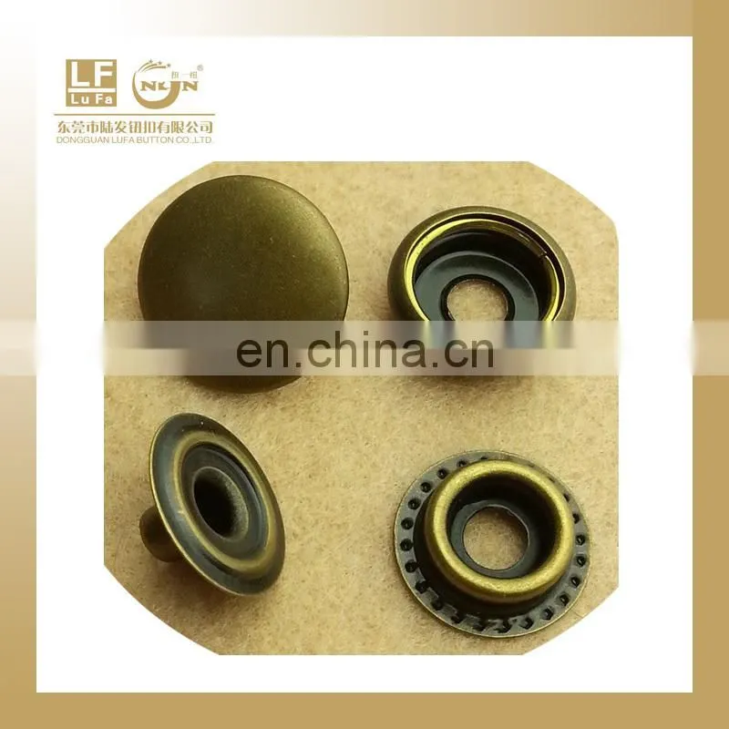copper metal 4 parts button for military used