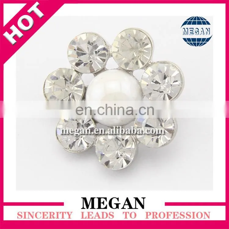 gold and silver flatback star shape rhinestone button for wedding decoration
