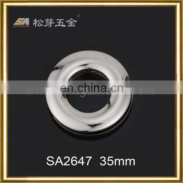 Song A Metal rose gold Zinc alloy fancy eyelet small size 12mm metal eyelet for purse