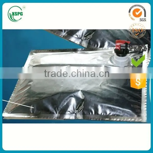 High Quality Fruit Juice Bag in Box/Bag for Milk with Pipe