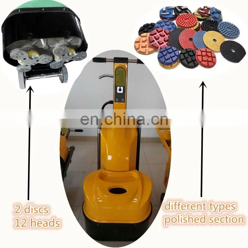 Competitive price planetary head floor grinding machine
