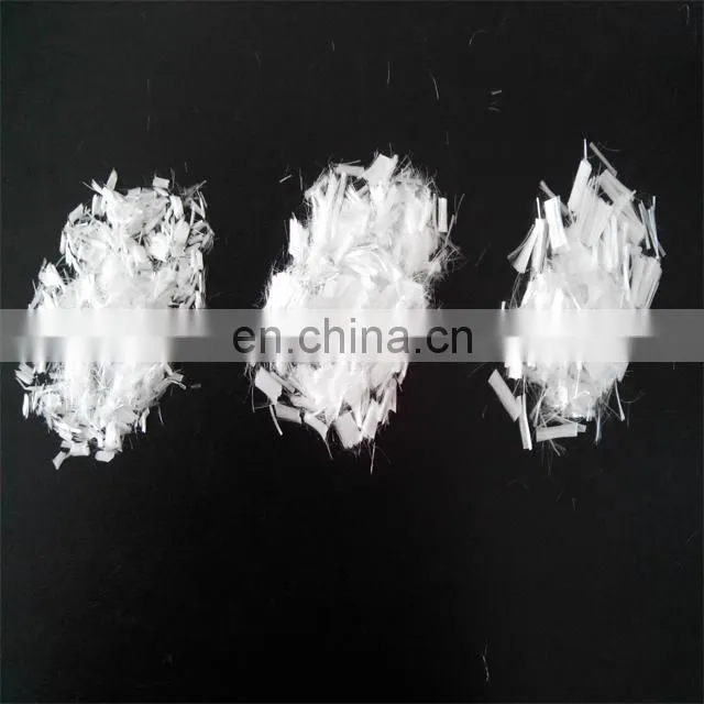 100% virgin high tenacity raw white pp fiber for concrete