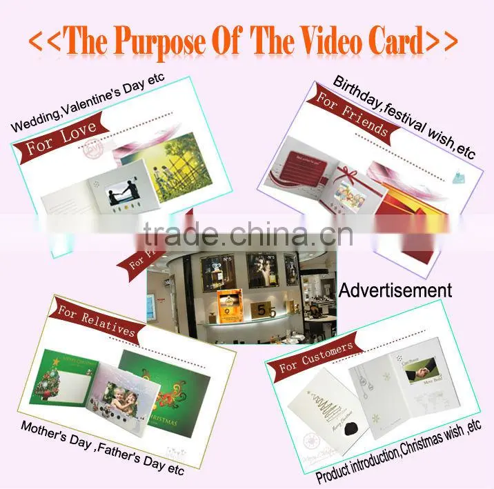 lcd video greeting card