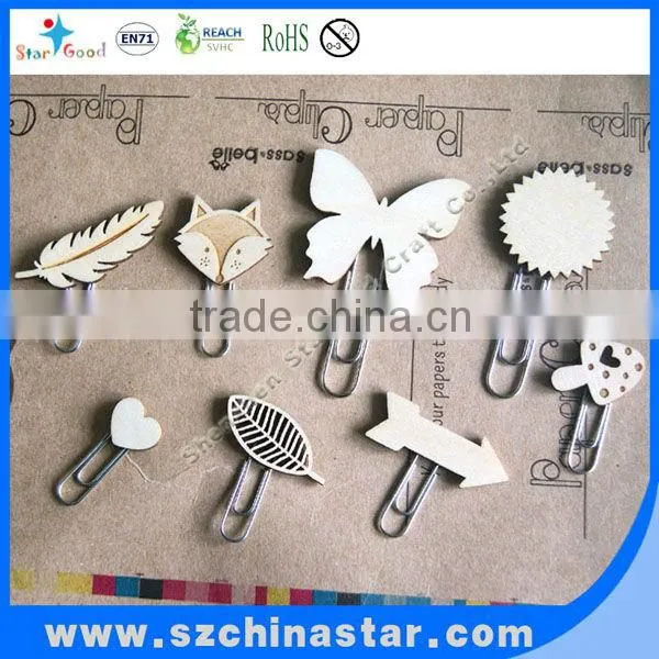Decorative metal crafts clip for office and promotional gift