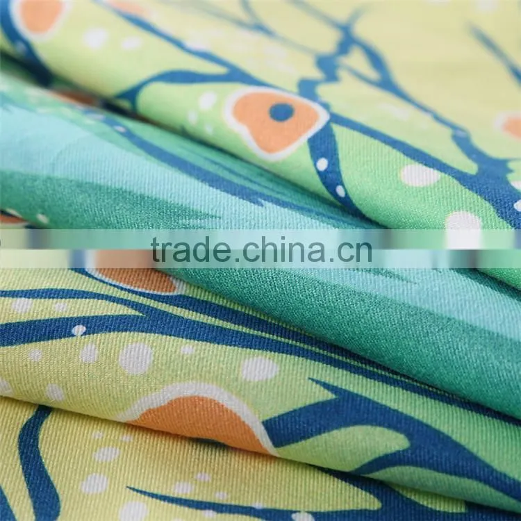 New fashion cartoon deisng green forest pattern comforter cover set 100 cotton quilt cover set 3d duvet cover set