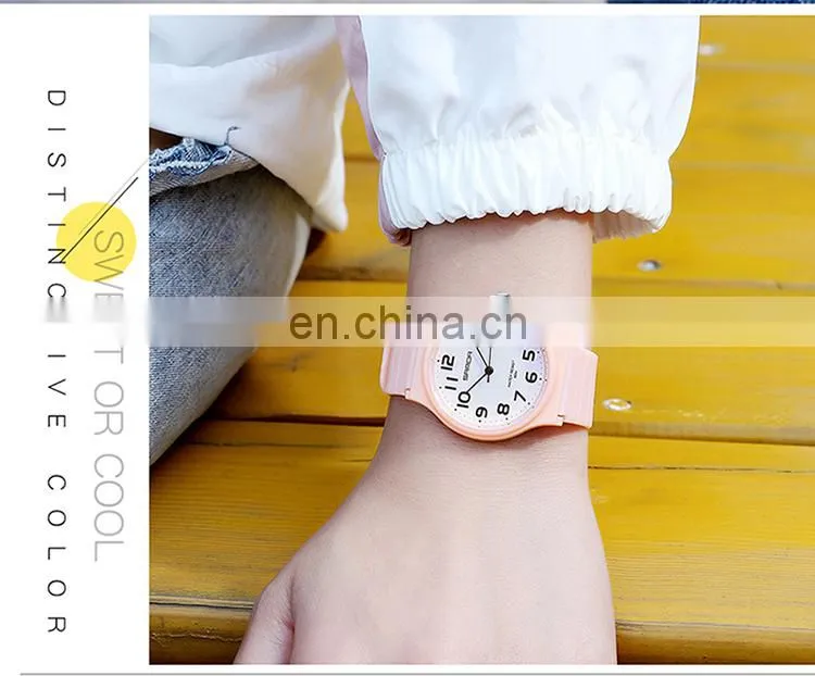 Sanda 6010 Stylish Ladies Mens Analog Watch Waterproof Relojs Minimal Unisex Quartz Watches