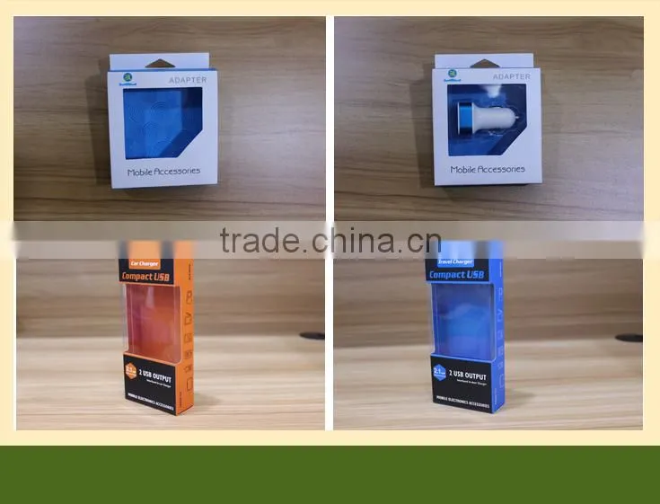 Fluorescence green Car Charger, USB port Auto Adapter with Bright color
