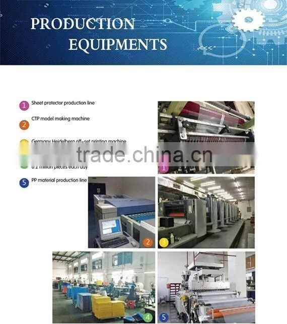 10 pockets a4 display book pp clear file folder