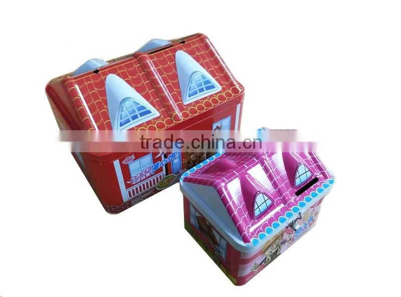 House-shape Piggy Tin Bank