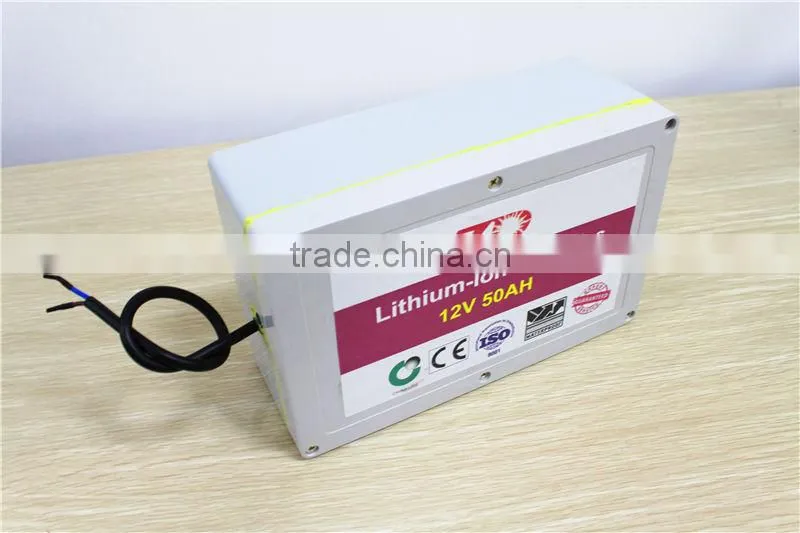 Lithium ion battery 12v 50ah for solar light