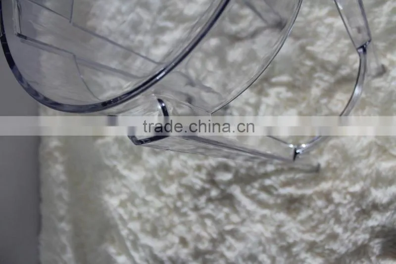 High 65cm commercial furniture transparent PC plastic bar stool