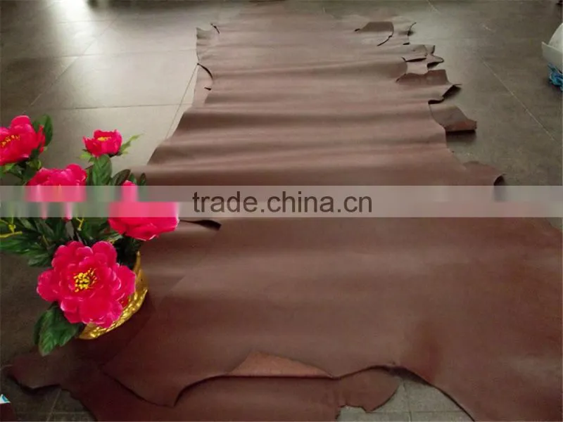cow finished leather for shoes bags