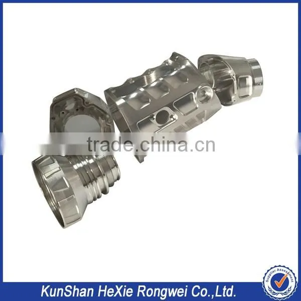Aluminum anodized lathe parts cnc milling machining for infrared vision production