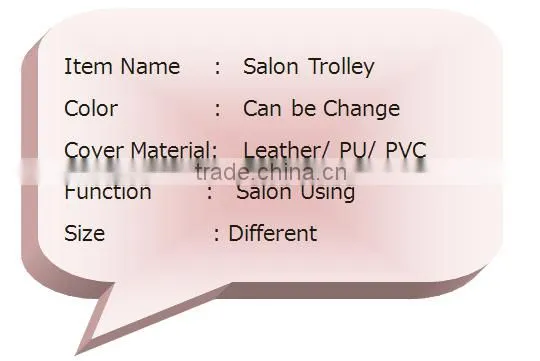 Cheap and Durable Hair Coloring Salon Trolley Salon Equipment Assistant Tool Car