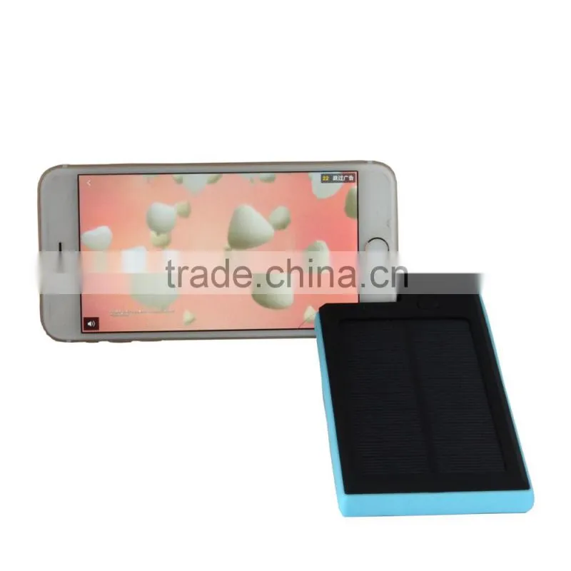 easy life of power bank 8000mAh solar power bank Portable USB Battery Charger External power bank for iPhone 5 5s 5c