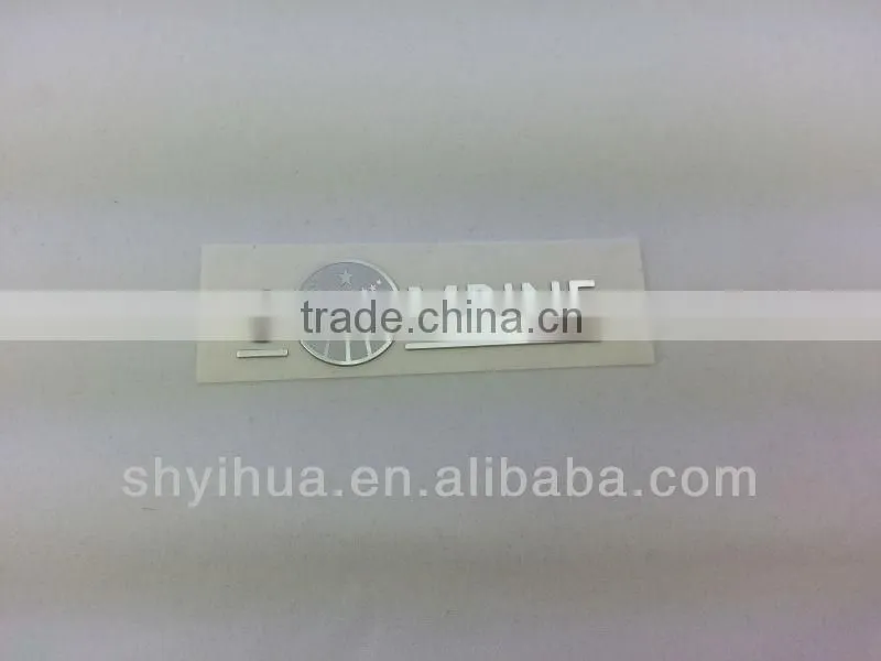 Customized electroform nickel sticker