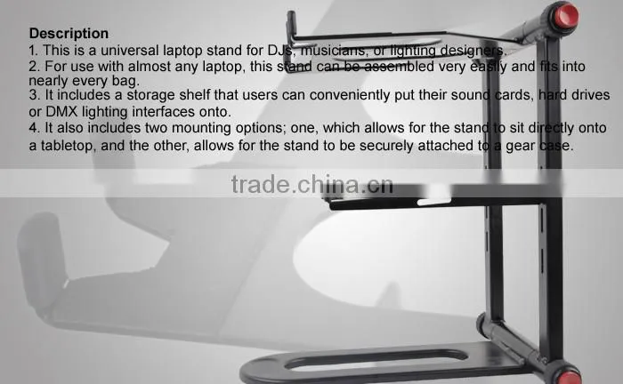 New Designed Professional Laptop Stand For DJ DJS004