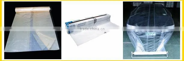 China quality low price PE car paint masking film